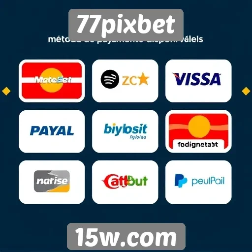 Comparativo de métodos de pagamento no 77pixbet